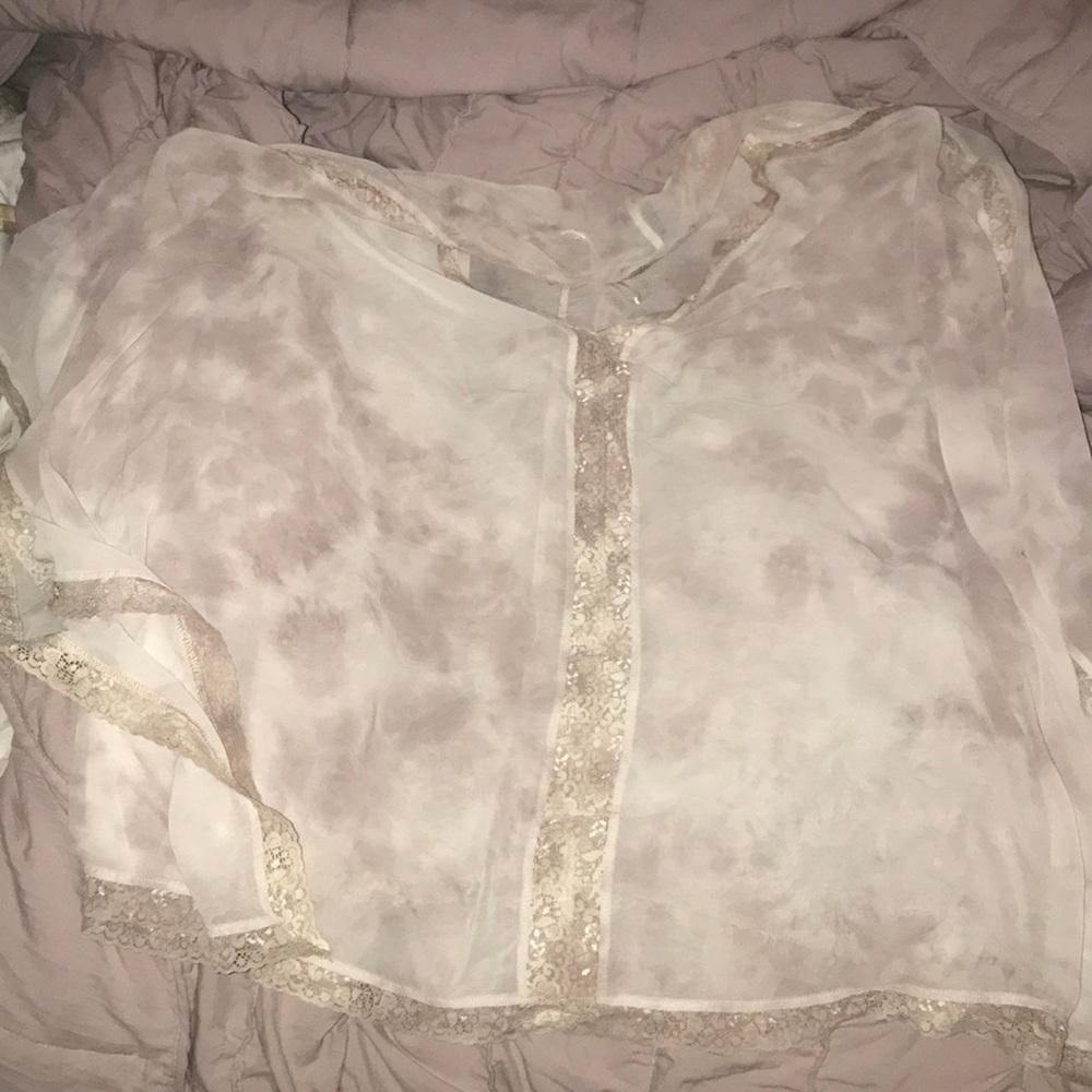 Beautiful sheer/lace top